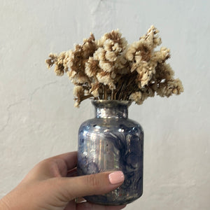 Preserved Flowers in Mercury Vase